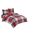 Parure de lit RIVER 240 x 220 cm - Rouge