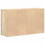 vidaXL Buffet Chêne Sonoma 120 x 36 x 69 cm Bois d'ingénierie