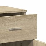 vidaXL Buffets 2 Pièces chêne sonoma 79x38x80 cm bois d'ingénierie