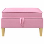 vidaXL Sofa avec rangement Tissu