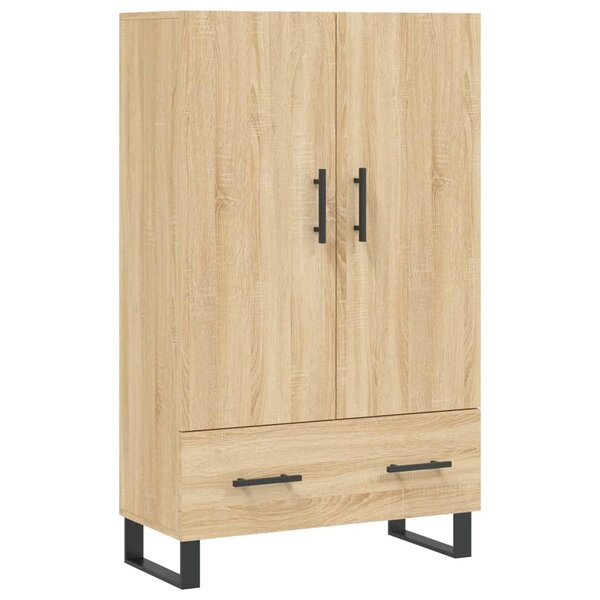 vidaXL Buffet haut chêne sonoma 69 5x31x115 cm bois d'ingénierie