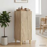 vidaXL Buffet Chêne Sonoma 33 x 34 5 x 90 cm Bois d'ingénierie