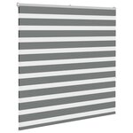vidaXL Store zèbre gris foncé largeur du tissu 145 9 cm polyester