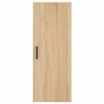 vidaXL Buffet haut Chêne sonoma 34 5x34x180 cm Bois d'ingénierie