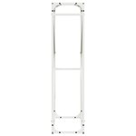 vidaXL Portant de bois chauffage blanc 60x25x100 cm