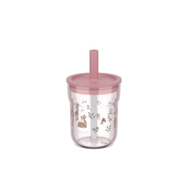Mepal 108023065406 - Verre enfant Mio 250 ml avec paille - Fairy Garden