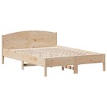 vidaXL Cadre de lit sans matelas 120x190 cm bois de pin massif