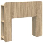 vidaXL Cabinet de Tête de Lit Chêne Sonoma Bois d'ingénierie
