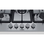 Bosch - pgq7b5b90 - table de cuisson à gaz  - 5 zone - 10800w - 75 cm - acier inox