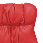 vidaXL Fauteuil relaxant Rouge 69 x 74 x 93 cm Faux cuir