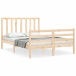 vidaXL Cadre de lit sans matelas 120x200 cm bois de pin massif