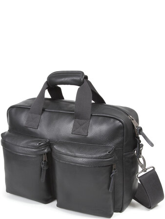 Sacoche ordinateur eastpak tomec en cuir ref_eas36613-762-blackleather - La  Poste