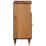 vidaXL Armoire latérale 60x33x75 cm bois massif de manguier