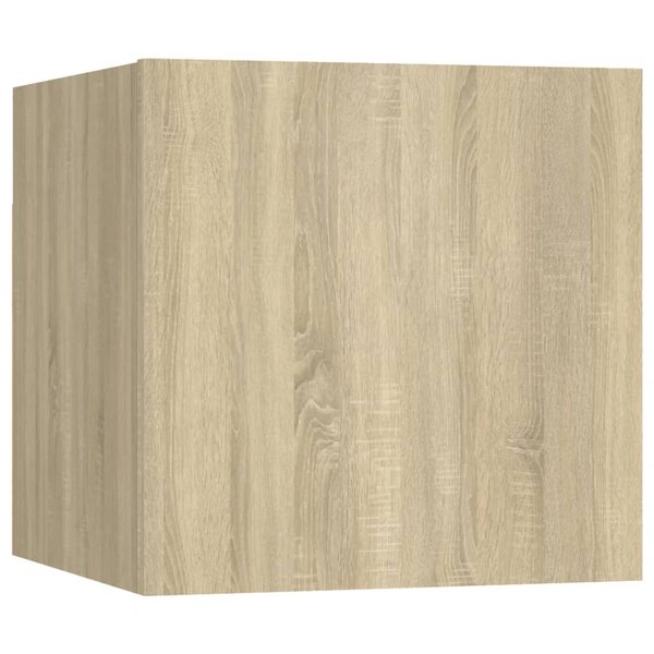 vidaXL Table de chevet Chêne sonoma 30 5x30x30 cm Bois d'ingénierie