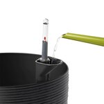 PoeTIC - Pot Casa Cosy rond granite - Ø29,8 x H 26,5 cm 12,6L avec réserve d'eau