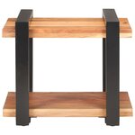 vidaXL Table de chevet 50x40x40 cm Bois d'acacia massif