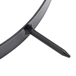 vidaXL Pince d'aérateur de gazon avec pointes 5 pc Ø 320 mm Acier