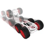 Exost voiture jouet de cascade radioguidée gyrotex rouge 1:12