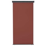 vidaXL Auvent latéral de balcon 125x250 cm Marron
