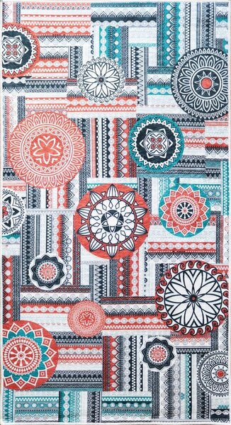 Tapis de salon PORTO 200 x 290 cm - Multicolore