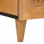 vidaXL Buffet Marron clair 33 5 x 80 x 75 cm