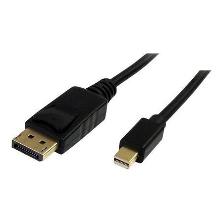 Startech.com câble mini displayport vers displayport 1.2 de 3 m - câble adaptateur mini dp vers displayport 4k x 2k uhd - câble mini dp vers dp pour moniteur - câble de conversion mdp vers dp