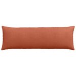 vidaXL Coussins de canapé 2 Pièces Rouge orange 120 x 40 cm