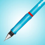 Rotring visuclick  set de 3 portes-mines  bleu  vert et orange + mines 0.7mm