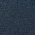 vidaXL Rideaux occultants aspect lin avec crochets 2Pièces Bleu 140x245cm