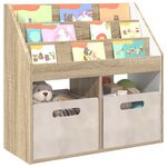 vidaXL Bibliothèque pour enfants Chêne Sonoma 72 5 x 29 5 x 69 cm