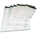 Lot de 10 enveloppes plastiques blanches opaques fb01 - 175x255 mm