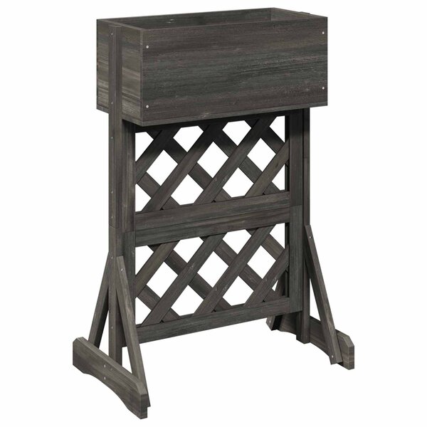 vidaXL Trellis de jardin vertical Gris 48 x 30 x 70 5 cm
