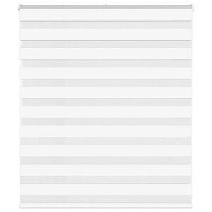 vidaXL Store zèbre blanc 120x100 cm largeur du tissu 115 9cm polyester