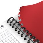 Cahier spirales oxford activebook a5+ 17 x 22 cm - perforé 4 trous- petits carreaux - 160 pages