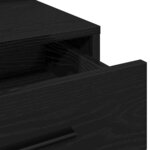 vidaXL Table de Toilette Chêne noir 79 x 41 x 135 cm Bois d'ingénierie