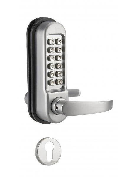 THIRARD - Verrou à combinaison mécanique pour serrure encastrable pour porte intérieure  carré 7mm  chromé mat - THIRARD