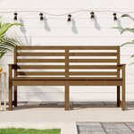 vidaXL Banc de jardin marron miel 159 5x48x91 5 cm bois de pin massif