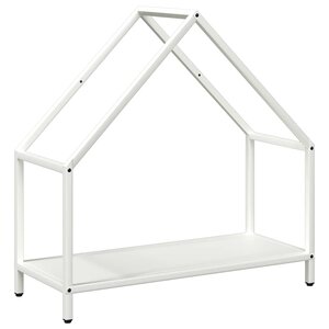 vidaXL Portant de bois chauffage blanc 60x25x60 cm