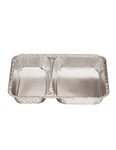 (lot  de 900 plats) plat rectangulaire aluminium 1 compart. 232 x 142 x 41mm