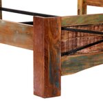 vidaXL Cadre de lit Bois de récupération massif 180 x 200 cm