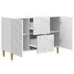 vidaXL Buffet Blanc 89 x 34 5 x 60 cm Bois d'ingénierie
