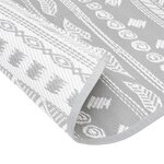 vidaXL Tapis d'extérieur ARAKIL gris Ø160 cm PP