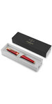 PARKER IM PREMIUM Stylo plume  Rouge  Plume moyenne  encre bleue  Coffret cadeau