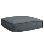 vidaXL Coussin pour assise de palette Anthracite 60 x 60 x 12 cm