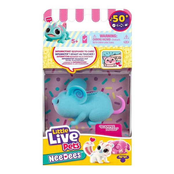 Moose Toys 26695 - Little Live Pets - Aimaux de compagnie interactifs NeeDees