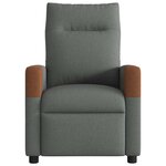 vidaXL Fauteuil de massage inclinable Gris foncé 69 x 86 x 100 cm