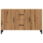 vidaXL Buffet chêne artisanal 100x36x60 cm bois d'ingénierie