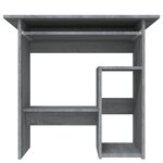 vidaXL Bureau Sonoma gris 80x45x74 cm Bois d'ingénierie