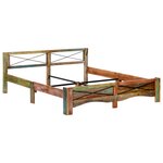 vidaXL Cadre de lit Bois de récupération massif 180 x 200 cm