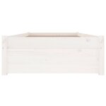 vidaXL Cadre de lit sans matelas avec tiroirs blanc 90x200 cm